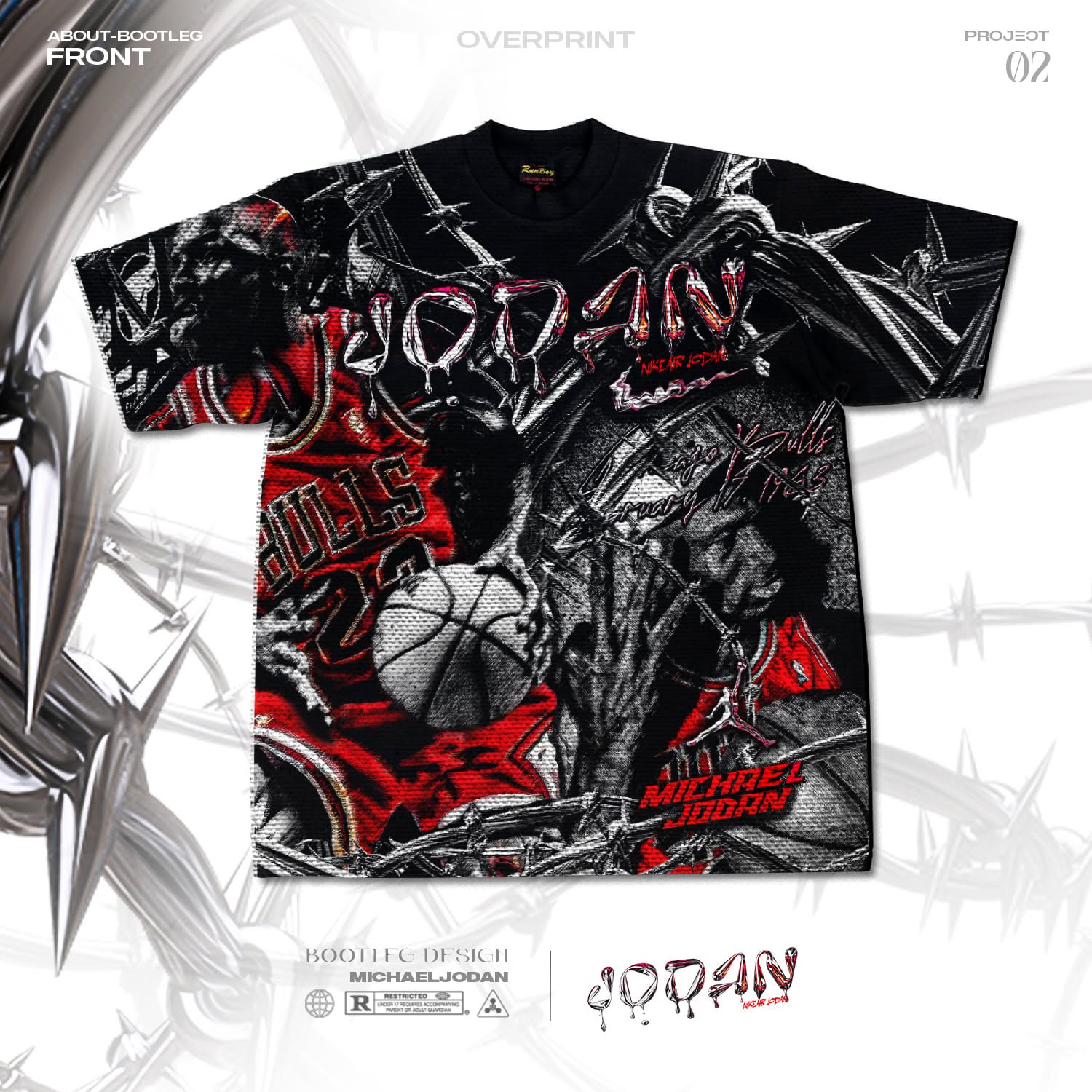 ผลงานออกแบบลายเสื้อยืดโดย Genetic Design 104