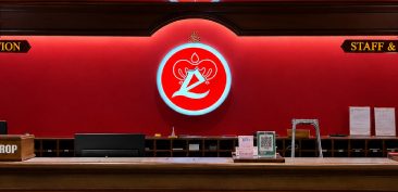 ผลงานป้ายอะคริลิคตกแต่งภายในของร้านทำป้ายดอนเมือง